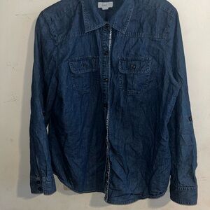Charter Club Indigo Denim Shirt